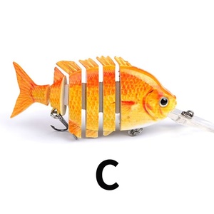 <span class=keywords><strong>Leurre</strong></span> de pêche personnalisé à 6 segments, type bib, pour la pêche au prédateur - Product Image 4