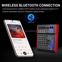 Console de mixage DJ professionnelle TNH SI-4U 4 canaux pour scène, avec 99 effets DSP, écran numérique, MP3 et Bluetooth