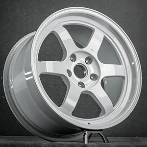 Cerchio in Lega di Alluminio Forgiato Monoblocco Bianco Stile TE37 17-20 Pollici 5x100 5x114.3 5x120 - Product Image 1