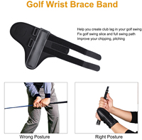 Attelle de poignet de golf améliorée en néoprène à double sangle, aide à l'entraînement et correcteur de swing, OEM pour entraîneurs et détaillants de golf