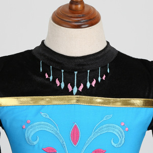Robe de princesse Elsa de La Reine des Neiges pour enfant, costume d'Halloween - Product Image 4