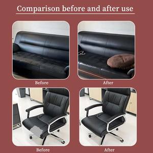 <span class=keywords><strong>Autocollant</strong></span> de réparation durable auto-adhésif en <span class=keywords><strong>cuir</strong></span> grain de lichi artificiel Faux PVC rouleaux en relief pour sièges de voiture chaises bagages - Product Image 5