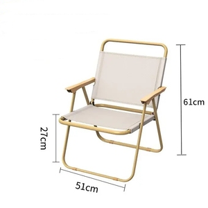 Chaise pliante portable de camping en plein air, chaise en tissu Oxford ultra-légère de haute qualité pour pique-nique, pêche, camping - Product Image 5
