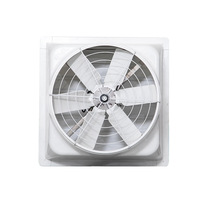 Ventilation automatique persiennes fibre de verre FRP ventilateur d'extraction avec roulement à billes Source d'alimentation électrique prix d'usine direct en Chine