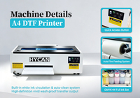 Kit d'imprimante DTF A4 de bureau pour débutants, machine d'impression par transfert thermique DTF de niveau débutant, petit kit d'imprimante DTF pour les nouveaux propriétaires d'entreprises