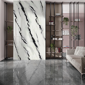 Sonsill 高光UV涂层PVC大理石层压板3毫米4x8英尺PVC墙板室内背景墙批发 - Product Image 3