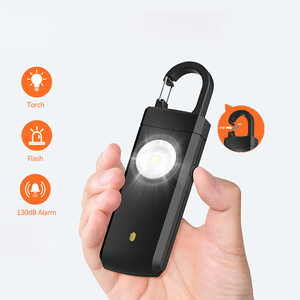 Oplaadbare persoonlijke kleine knipperlicht <span class=keywords><strong>alarm</strong></span> 130dB zelfverdediging sirene persoonlijke veiligheidsalarm voor vrouwen - Product Image 1