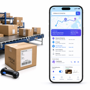 Maßgeschneiderte Paketverfolgungs-<span class=keywords><strong>App</strong></span>-Lösungen für iOS und Android mit Multi-Operator-Tracking und Statusbenachrichtigungen von LionCreate - Product Image 1
