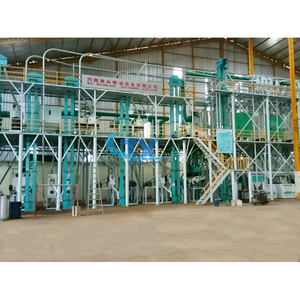 Corn Processing Machine Super White Maize Meal Milling Machine Corn Production Process Plant