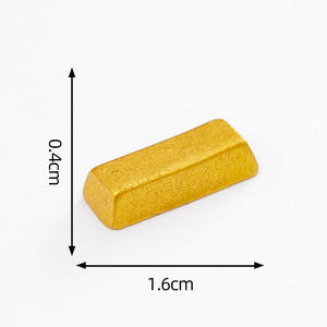 Set de Figuras de Lingotes de Oro en Miniatura, Decoración Feng Shui para la Fortuna y la Riqueza, para <span class=keywords><strong>el</strong></span> Hogar y Micro Paisajes - Product Image 6