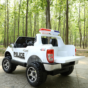 Voiture électrique de camion de police pour enfants alimentée par batterie 12V avec télécommande - Product Image 2