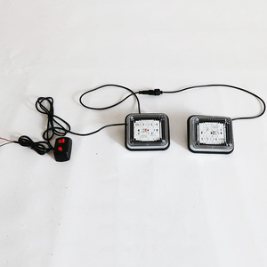 Lumières <span class=keywords><strong>de</strong></span> travail clignotantes stroboscopiques <span class=keywords><strong>de</strong></span> haute qualité <span class=keywords><strong>de</strong></span> 4 pouces LED pour camion SUV marqueur d'avertissement d'ambulance tout-terrain chargeur EcoSport en blanc - Product Image 4