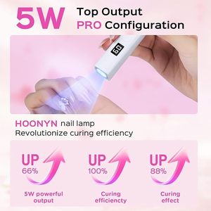 Lampe UV 5W pour ongles en gel, lampe à LED portable pour ongles, mini sèche-ongles avec écran LCD, lampe UV portable pour ongles - Product Image 2