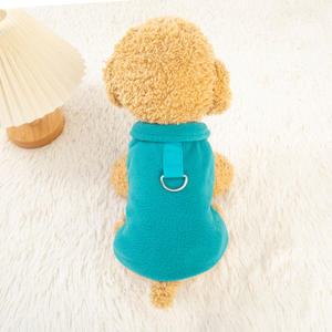 Ropa de Invierno para Mascotas, Gatos y Perros, <span class=keywords><strong>Sudadera</strong></span> Gruesa de Forro Polar de Color Sólido, Ropa Cálida para Mascotas, Estilo Oso de Peluche - Product Image 4