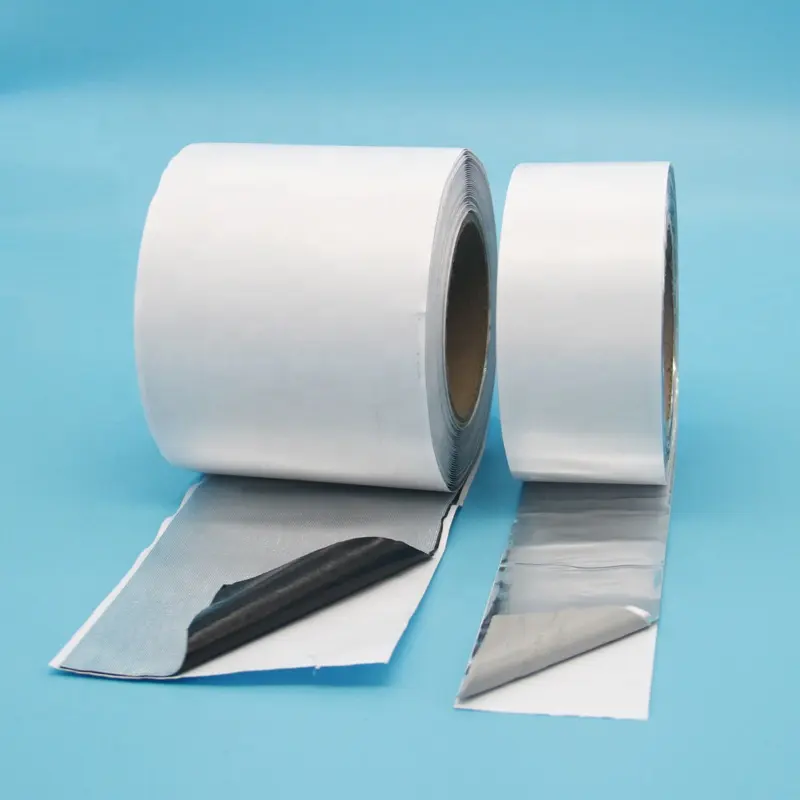 Self-bonding double sided adhesive butyl rubber tape