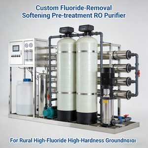 Configuration Exclusive Personnalisable pour Équipement d'Osmose Inverse : Réservoir sous Pression, Pompe, PLC, Productivité 1000L/Heure, Garantie 1 An - Product Image 4