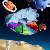 Cohete no tóxico para niños, juego de crayones fáciles de limpiar, suministros de arte, crayón para pintura, 12 colores