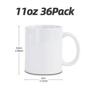 USA kho RTS bán buôn 11oz ly cà phê Trắng trống thăng hoa gốm cốc cà phê cho du lịch cà phê nhà Đảng - Product Image 2