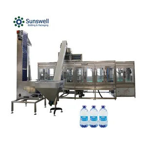 Hochwertige 5L-Wasser-Abfüllmaschine Lieferant 10L-Fahrwerk Reinwasserflaschen-Abfüllmaschinenlinie