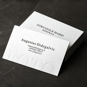 Chất lượng cao chuyên nghiệp tùy chỉnh kinh doanh thẻ lời chào Cảm ơn bạn thẻ đã ghé thăm thẻ vàng lá dập nổi logo tên - Product Image 3