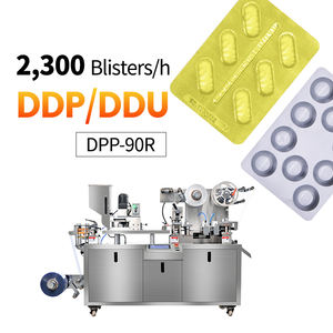 Máquina de Envasado de Blíster de Cápsulas y Tabletas Totalmente Automática, Máquina de Sellado de Blíster, Embalaje de Blíster de Aluminio y PVC DDP/DDU Más Vendida - Product Image 1