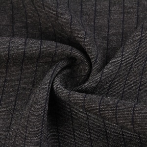 Resistente a la rotura <span class=keywords><strong>de</strong></span> la costilla rayas ponte <span class=keywords><strong>de</strong></span> <span class=keywords><strong>roma</strong></span> <span class=keywords><strong>de</strong></span> doble cara jersey negro tejido <span class=keywords><strong>de</strong></span> punto - Product Image 6