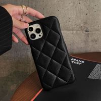 Étui en cuir motif litchi de luxe style sac à bandoulière pour iPhone 13 Pro Max, 14 Pro Max, 15 Pro Max, 16 Pro Max, 17 Pro Max