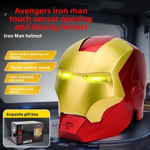 <span class=keywords><strong>Casco</strong></span> de <span class=keywords><strong>Iron</strong></span> <span class=keywords><strong>Man</strong></span> con Control por Voz, Máscara Brillante con Activación Táctil y Componentes Luminosos, Jarvis - Product Image 2