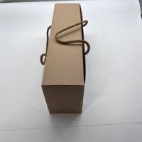 Boîte à gâteau en papier kraft recyclable robuste avec estampage à chaud doré, impression personnalisée, taille sur mesure, pelliculage mat pour emballage alimentaire