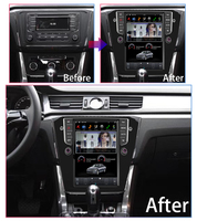 Navifly — lecteur Dvd Vertical, stéréo, avec Gps, intégré au tableau de bord, qualité Stable, sous Android, 10.4 pouces, pour VW Passat b8 2016