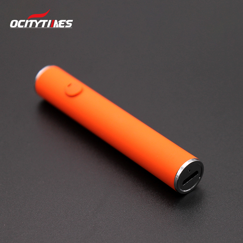 Ocitytimes 2021 new arrival oval button preheat battery orange color