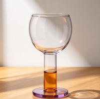 Verres à vin rouge et flûtes à champagne soufflés à la main, personnalisés en gros pour mariage