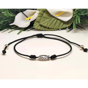 Bracelet ajustable fait main avec breloque Vierge <span class=keywords><strong>de</strong></span> Guadalupe, bijoux chrétiens personnalisés pour femmes et hommes - Product Image 1