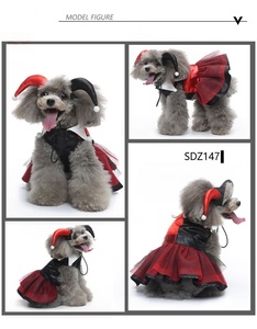 Herfst Winter Tovenaar Hondenkostuum Klassieke Schnauzer Huisdierkleding Fleece Outfit voor Halloween Kerstfeest - Product Image 4