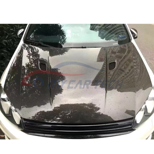 ชุดบอดี้คิทฝาครอบเครื่องยนต์คาร์บอนแบบไม่มีโลโก้สำหรับ <span class=keywords><strong>VW</strong></span> MK6กอล์ฟ6 GTI R20ไม่มีโลโก้ - Product Image 1