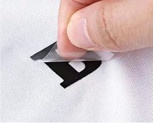 Пользовательская термопечать на печатной пленке, этикетка для одежды, термопечать на футболках