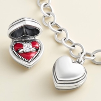 Breloque en émail coloré en argent pur S925 James Avery, breloque en forme de voiture, de lettres ou de nourriture, pour bracelet, pendentif DIY Saint-Valentin