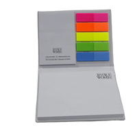 Ensemble de bloc-notes autocollant de marque personnalisée mignon ensemble de notes autocollantes pour la promotion de l'utilisation de cadeaux pour le bureau et l'école