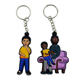 Llavero de PVC personalizado al por mayor para bandas de música, de goma suave 3D, silicona y cloruro de polivinilo - Product Image 5