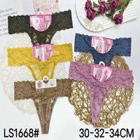 0,38 Dollar Modell LAS231 Taillenfrei Großhandel Atmungsaktive Blumenmuster Übergröße Slips Damen Spitzenunterwäsche Frauenunterwäsche