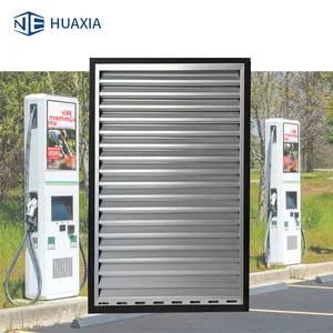 Unique Design Vertical Rainproof Louver Exterior Security Window Shutters For Equipment Cabinet