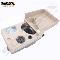 Machine de comptage de pièces de monnaie personnalisée SQX YG pour EURO/GBP/LBP/YER, pour usage en jeux, avec construction en fer et laiton, en anglais