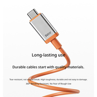 Cable de Carga Superrápida de 240W, Cable de Carga Tipo-C, Compatible con Huawei, Xiaomi, Apple, Cable de Datos con Carga Rápida