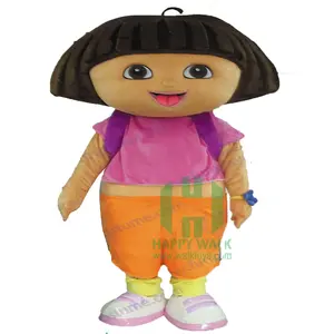 Nouveau Design Dora beau Costume de mascotte adulte Cosplay personnage de dessin animé cadeau attrayant pour les événements de fête de carnaval