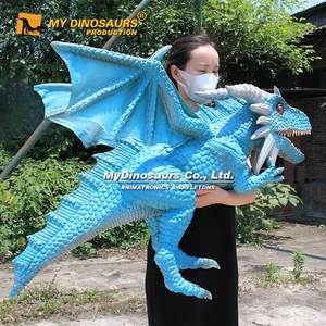 MY Dino DH003 Regalo para niños Realista Colorido Bebé Dragón occidental Marioneta de mano - Product Image 6