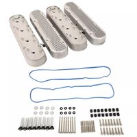 Nouvelles couvercles de soupapes à ailettes en aluminium pour moteurs LS1 LS2 LS3 LS6 LS7 5.7 6.0 6.2L avec supports et couvercles de bobines