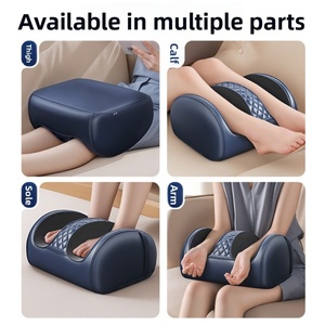 Masajeador de Piernas Automático para el Hogar, con Compresión Caliente para Pantorrillas y Plantas de los Pies, Amasamiento y Reflexología de Pierna Completa, Control de Tiempo - Product Image 4
