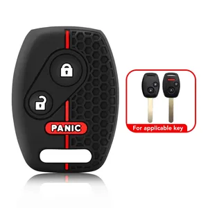 เค<span class=keywords><strong>ส</strong></span>กุญแจพวงกุญแจสำหรับฮอนด้าซีวิค4D <span class=keywords><strong>แจ๊</strong></span><span class=keywords><strong>ส</strong></span> CR-V Gr8 SRV FRV Fit csx chord 7<span class=keywords><strong>ส</strong></span>อดคล้องกับ<span class=keywords><strong>ส</strong></span>ัญลักษณ์<span class=keywords><strong>ส</strong></span>กรูพิเศษป้องกันซิลิโคน - Product Image 5