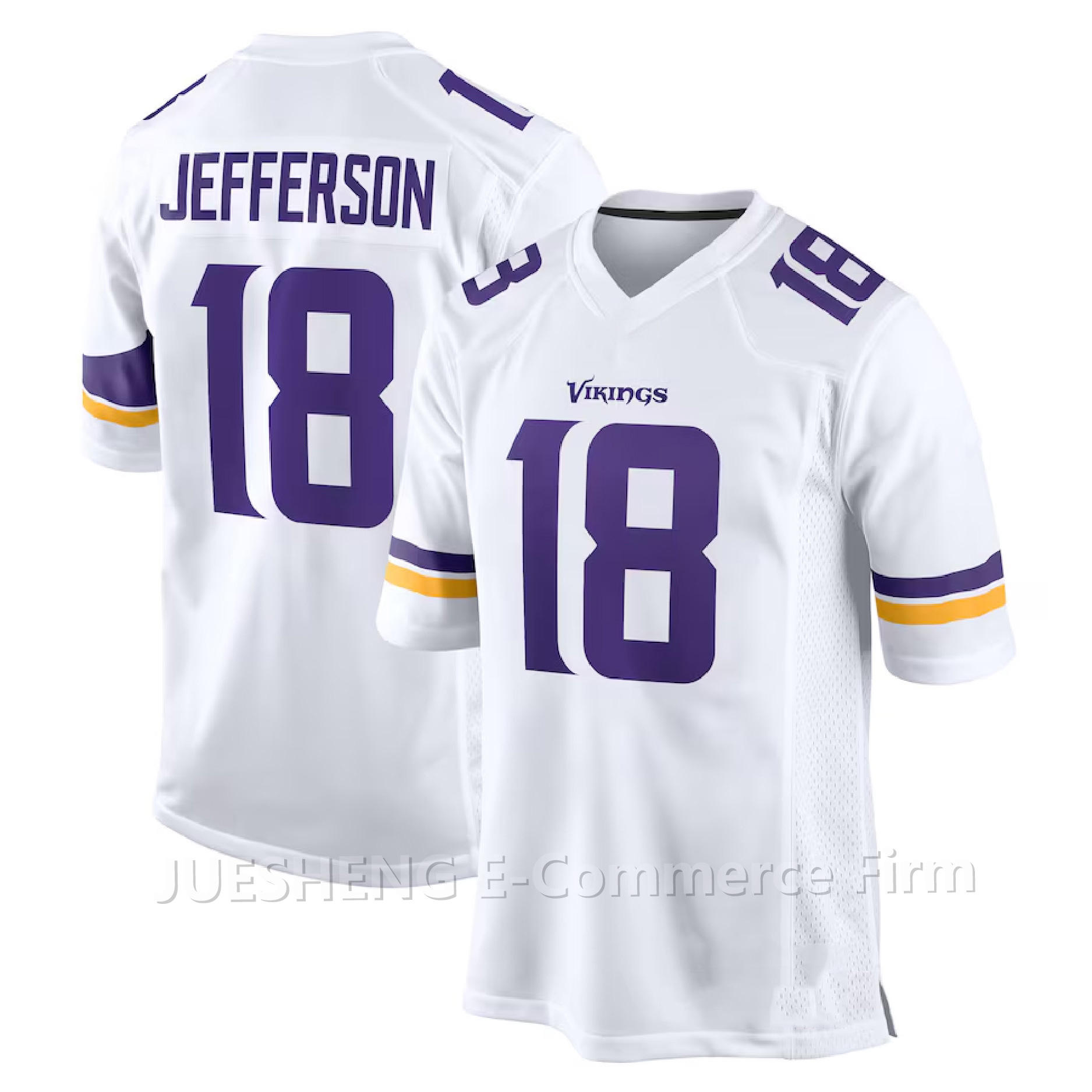 18#Justin Jefferson White-2