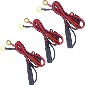 批发5米Waterpoof SAE 2pin至o形环端子线束电缆，带15A保护保险丝，用于汽车摩托车充电 - Product Image 6